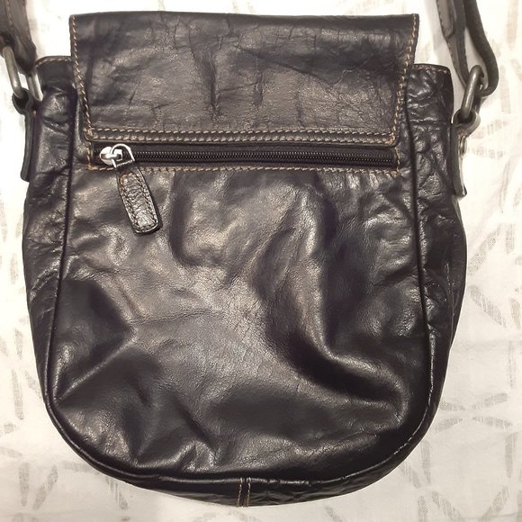 Jack Georges leather Voyager crossbody purse - Picture 3 of 8